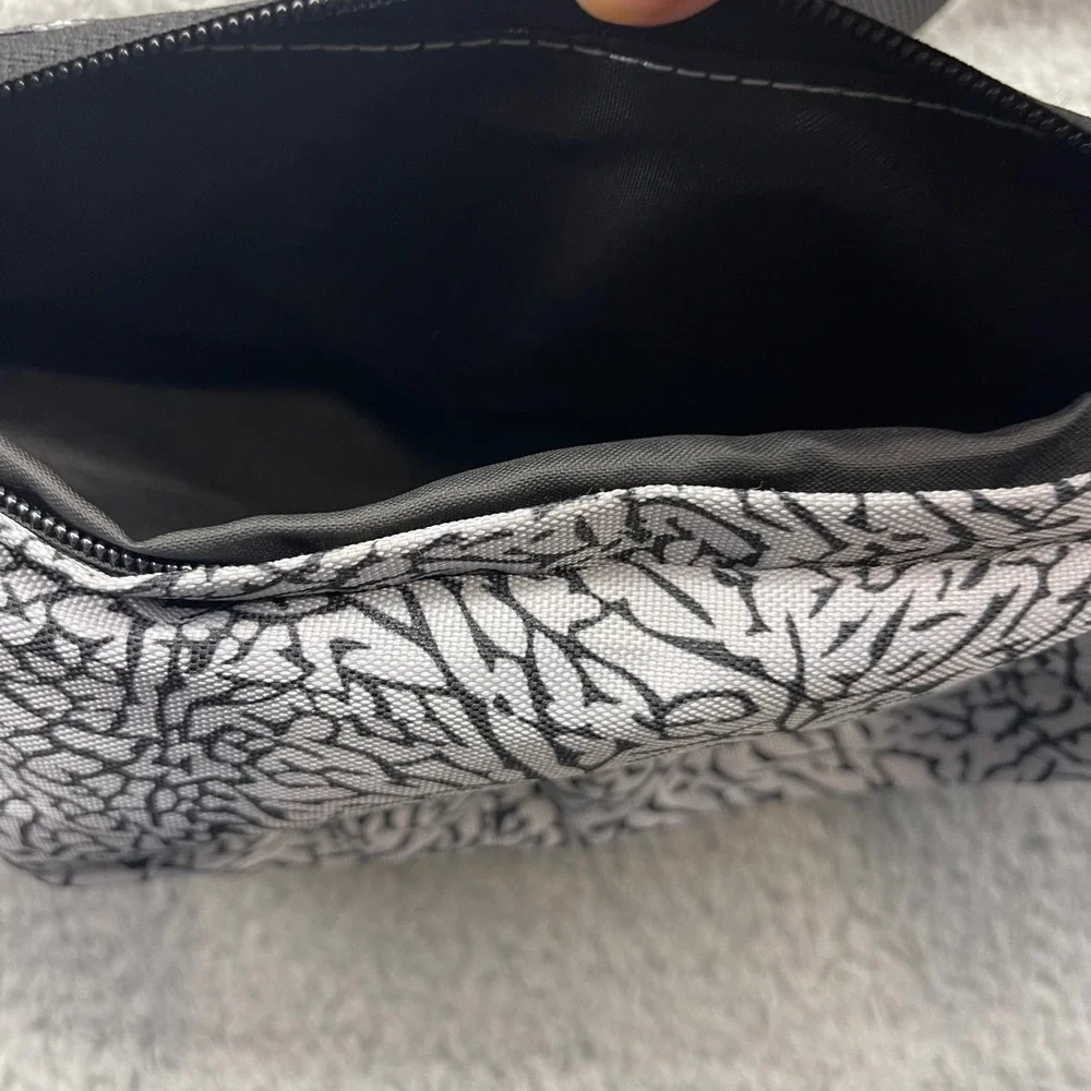 Nike Air Jordan Crossbody  9B0533-G3A Grey Elephant Print Waist Pack Fanny Bag